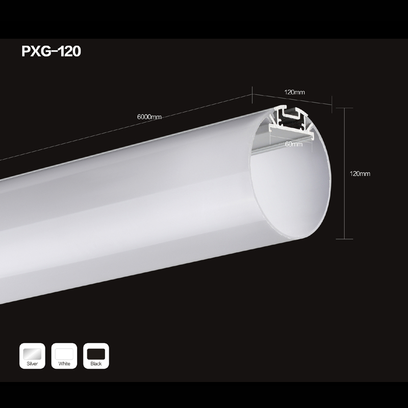 High quality 6063 T5 LED linear aluminum profile for LED strip