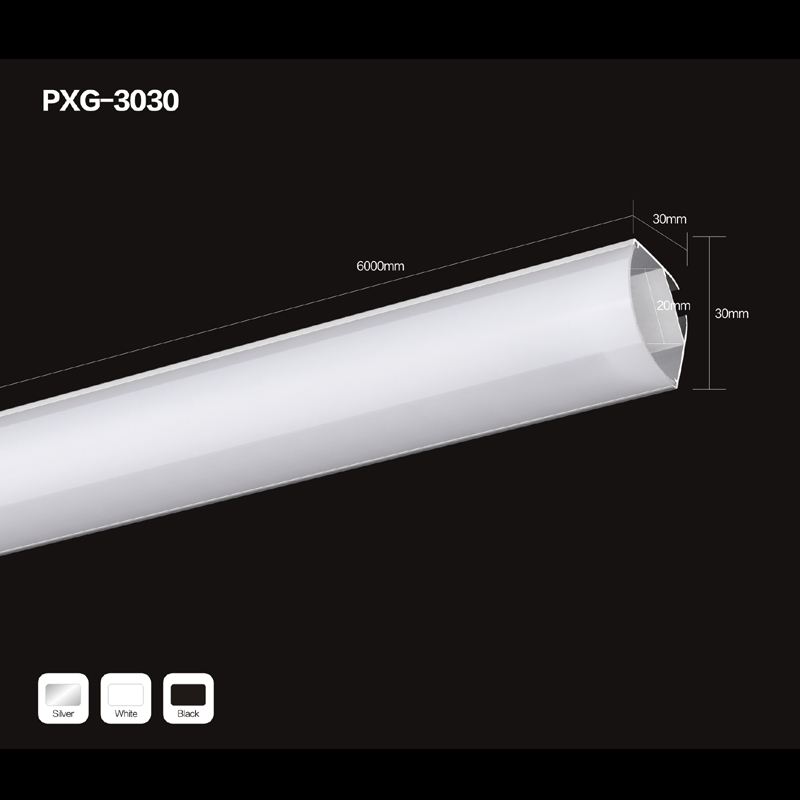 Customized LED aluminum channel profile for LED strip lighting