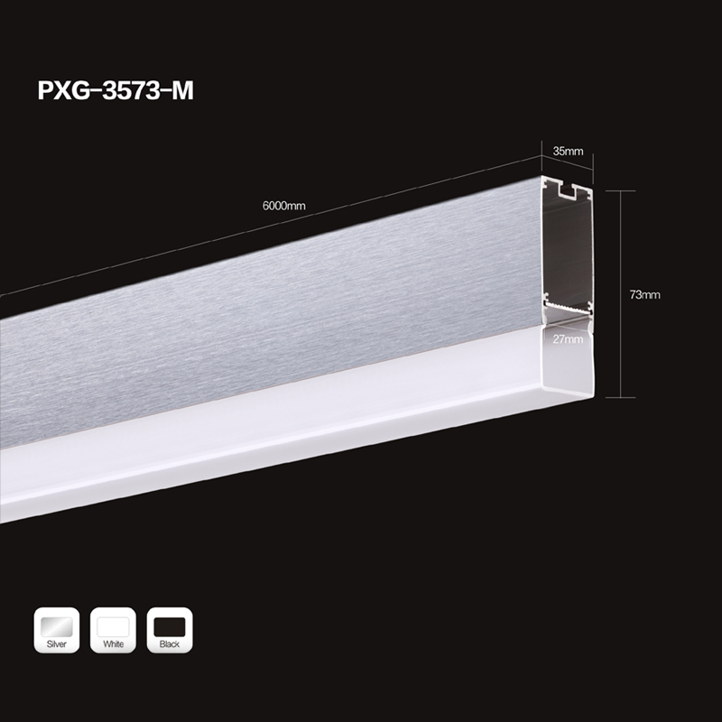 China U channel aluminium LED extrusion and aluminium LED profile for linear light