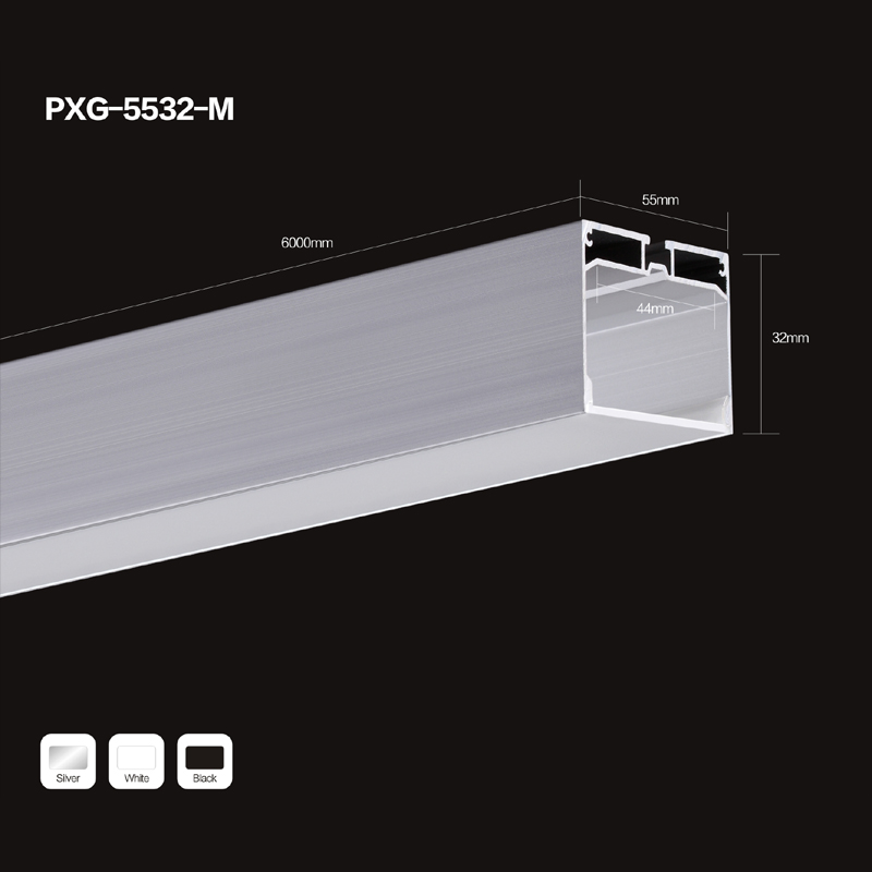 6063 U shape aluminum channel LED aluminum extrusion for LED strip light