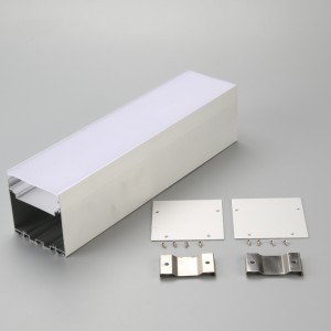 Wholesale U7676 U shape extrusion aluminum profile for 5050 3828 2835 3014 5630 LED strip