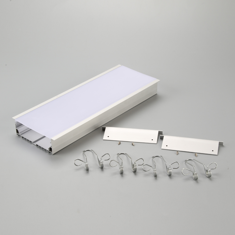 LED aluminium extrusion with diffuser cover aluminum channel for LED strip