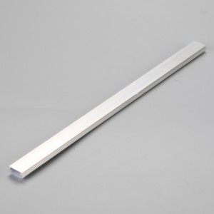 Slim U shape LED aluminum channel 1707 for LED strips aluminum bar profile