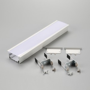 Hot sell extruded U channel black silver anodized LED strip aluminium frame