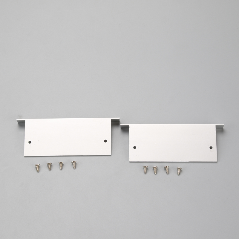 Flat LED aluminum profile or LED extruded aluminum housing for LED strip