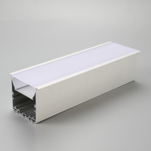 Aluminium material 6063 aluminium LED profile ceiling lighting
