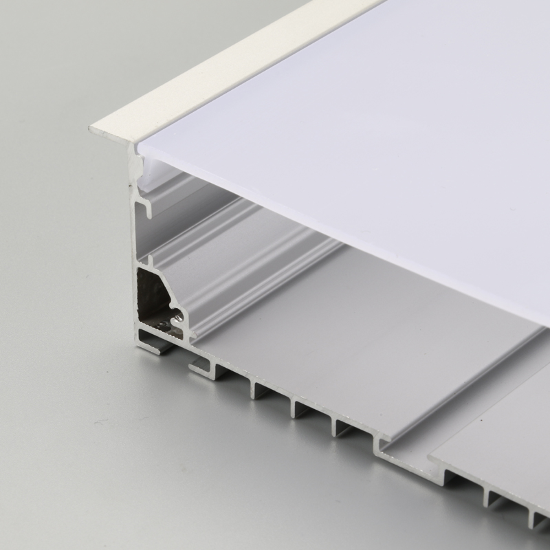 LED aluminum profile with PC diffuser flat Shape