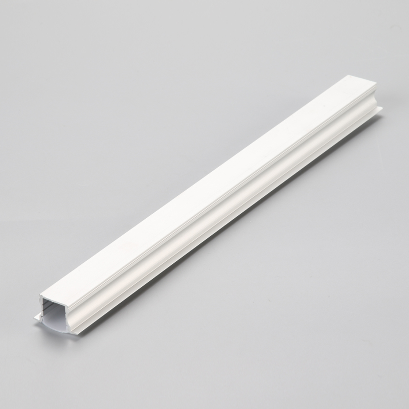 Recessed linear LED aluminium profile for LED strips lighting with spring clip