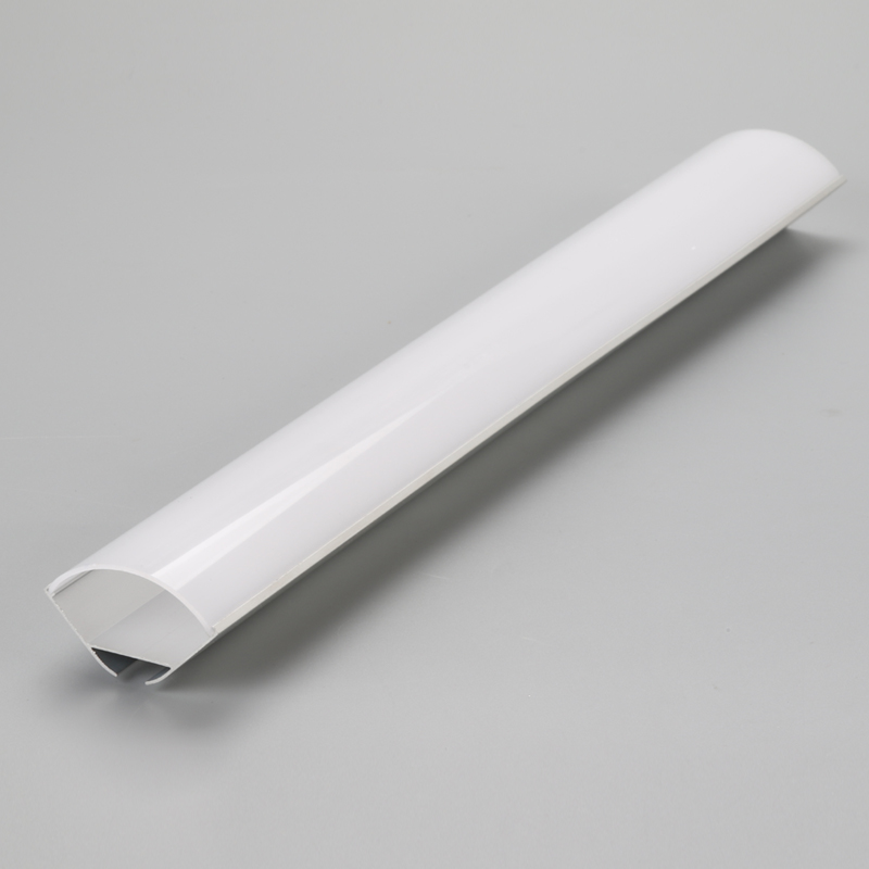 3030 profile LED aluminum extrusion LED tube, corner aluminum LED extrusion light bar with diffuser cover profile