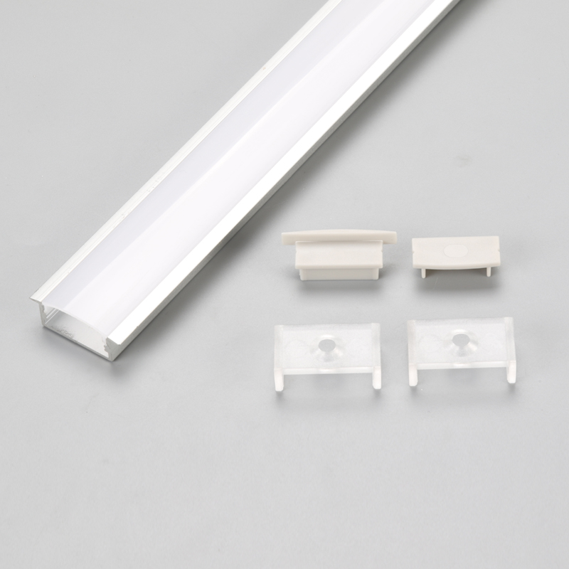 Factory price kitchen cabinet aluminum LED profile for LED strip light, recessed LED light bar extrusion alu profile channel