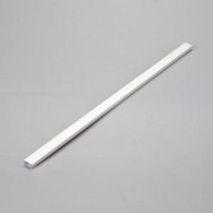 Indoor anodized aluminum profile LED linear light fixture with extrusion PC cover