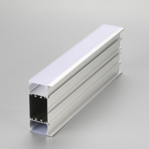 Suspend/hang LED linear housing with good aluminum profile and PC cover