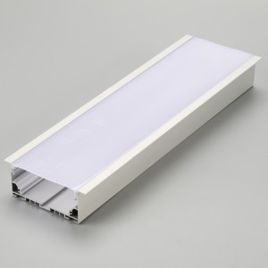 Led aluminum profile PC diffuser/flat shape