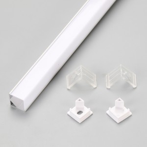 90 degree LED light aluminum housing ceiling lighting LED profile strip