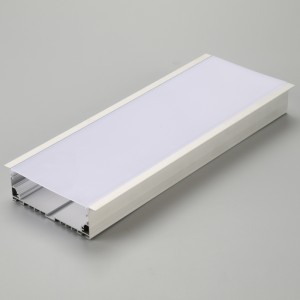 LED strip housing aluminum profile frame with PC cover end cap clip