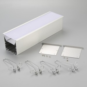 Clear anodizing wide aluminum profile for LED strip