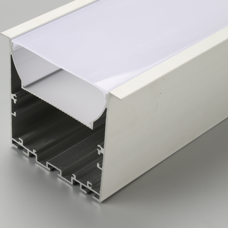 Clear anodizing wide aluminum profile for LED strip
