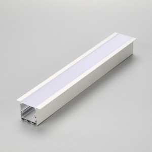 Recessed aluminium extrusion 5050 2835 LED strip light profile