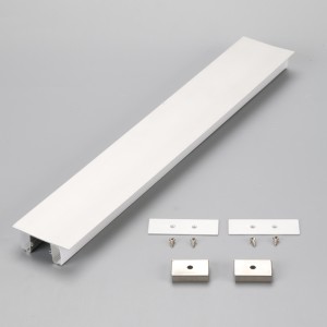 Two side lighting aluminium LED strip tape light mounting channel profile