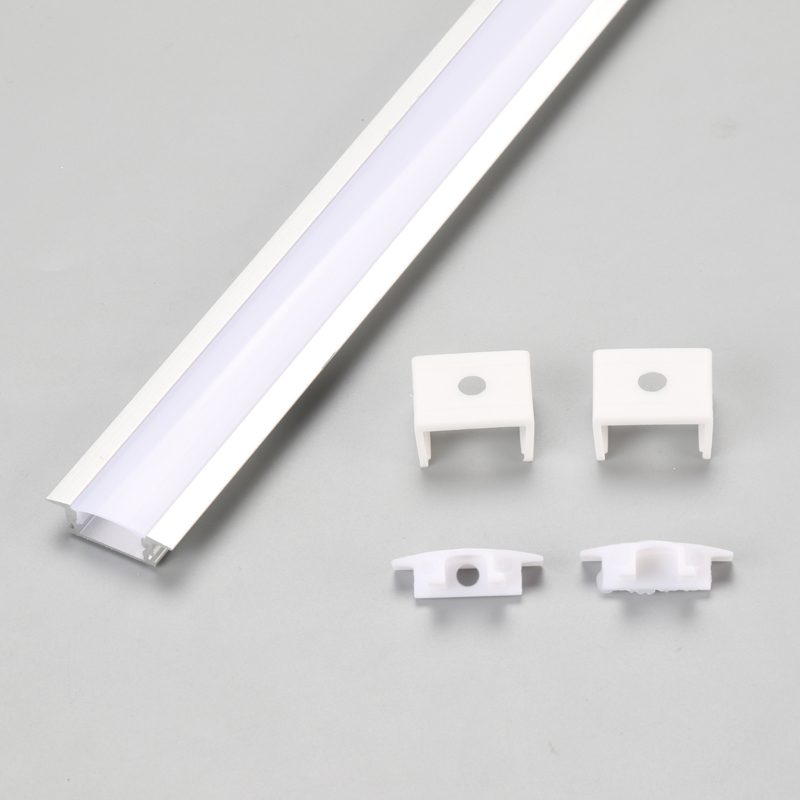 Recessed LED strip linear aluminum channel profile