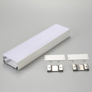 Aluminium extrusion for LED light strip diffuser channel