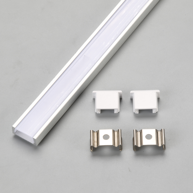 Durable aluminum LED tape light strip channel profile