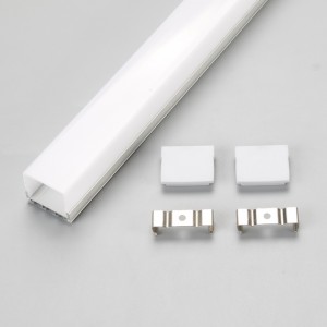 Aluminium profile housing for LED lamp lights