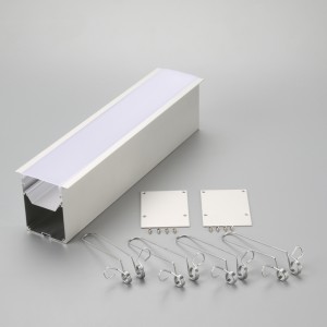 High precision aluminium U shape linear LED strip light profile