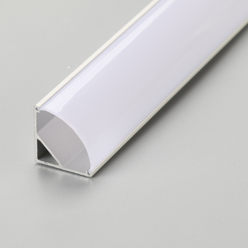 Corner aluminium extrusion for LED strip light profile